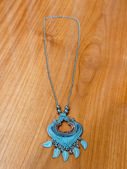 Leaf Charm Boho Necklace
