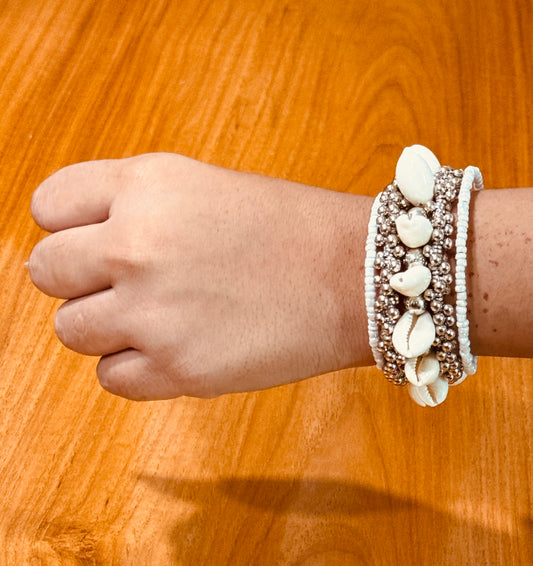 Ocean Whisper Shell Cuff