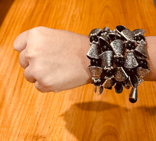 Midnight Trance Tribal Bracelet